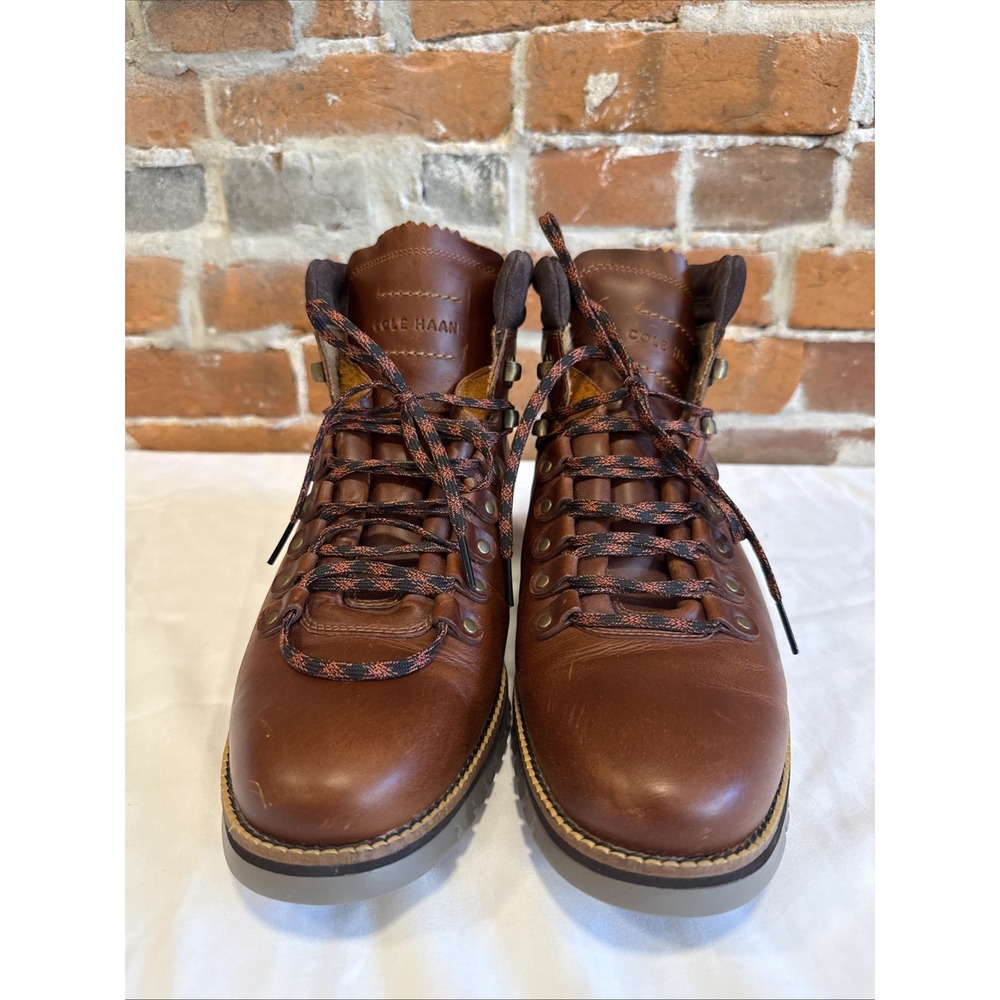 Cole Haan Men's ZeroGrand Waterproof Hiker Boot British Tan Style C30405